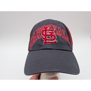 St. Louis Cardinals 47 Twins MLB Hat Navy Red Adjustable Baseball Cap One Size